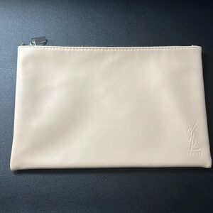 YSL soft peach beauty large pouch